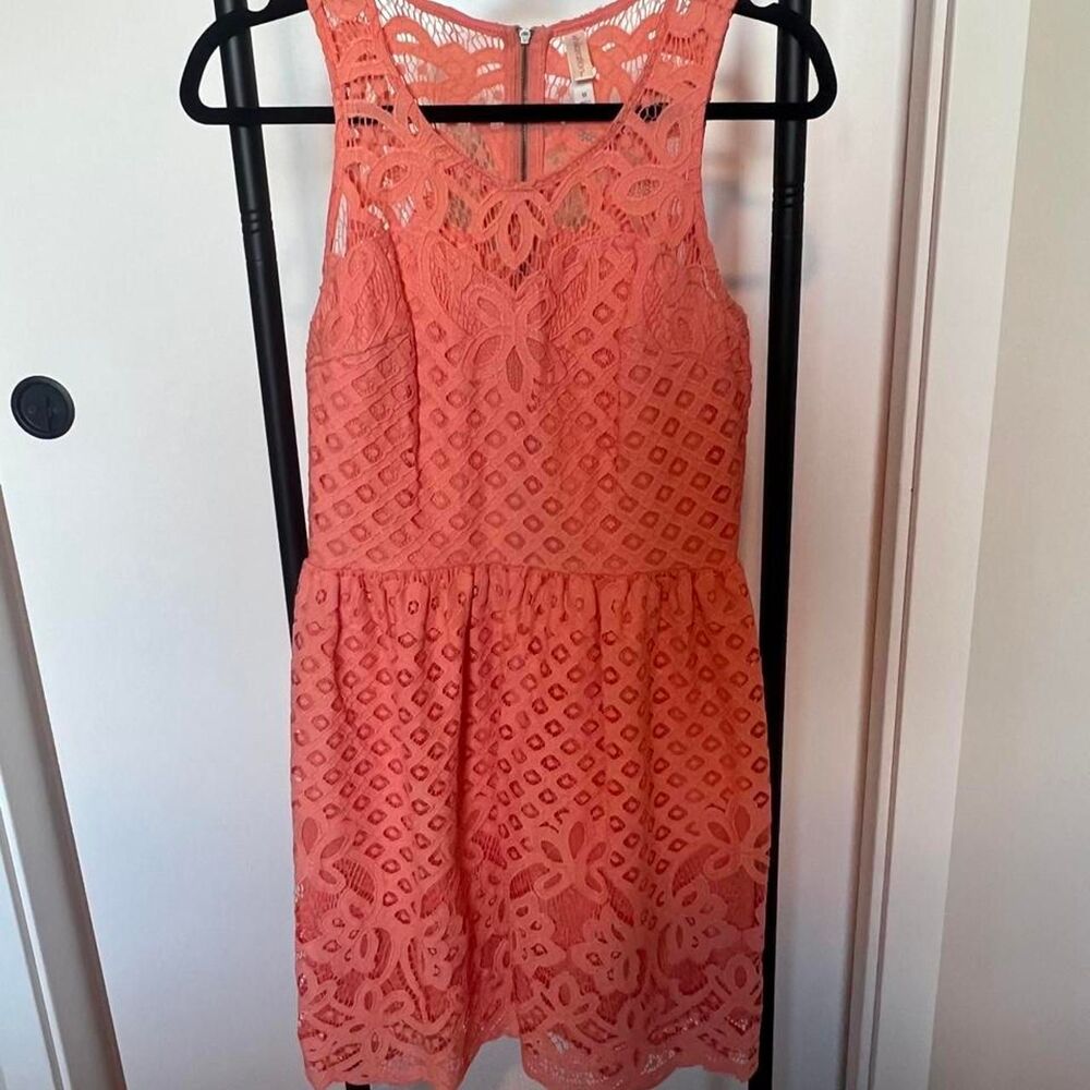 Xhilaration Women's Pink and Orange Dress